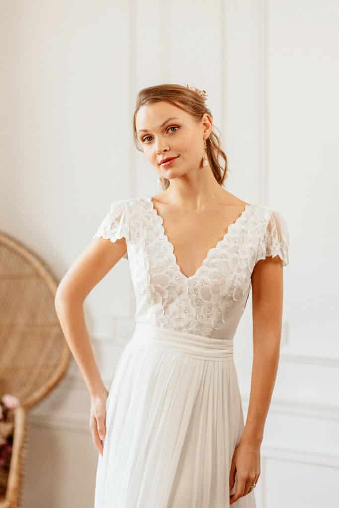 Maribel, robe de mariée Elsa Gary à Bruxelles, Belgique