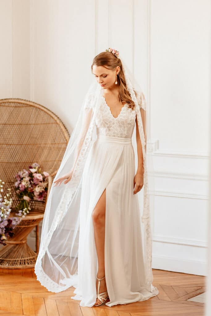 Maribel, robe de mariée Elsa Gary à Bruxelles, Belgique