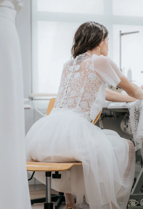 Top de mariage La Voluptueuse - parfait en mix & match avec une jupe ou un pantalon