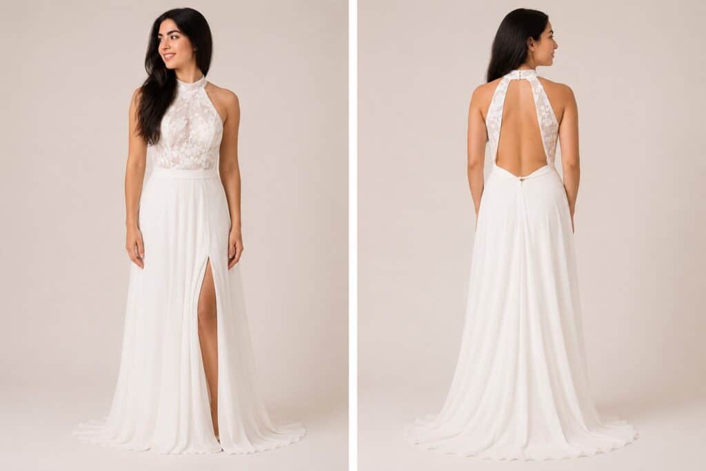Lilibeth d'Elsa Gary, une robe de mariée en exclusivité chez Queen to Be.