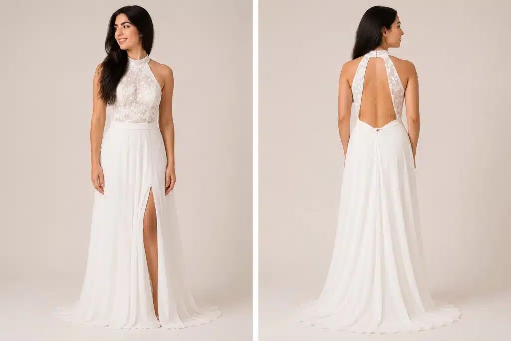 Lilibeth d'Elsa Gary, une robe de mariée en exclusivité chez Queen to Be.